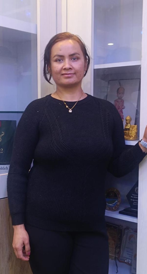 Priya after