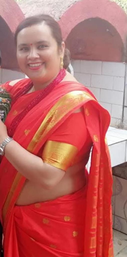 Priya before